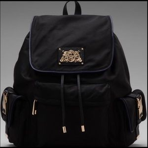 Juicy Couture Black Penny Nylon Backpack